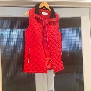 Calvin Klein vest with gold zippers